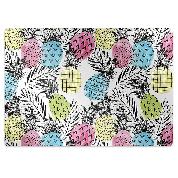 Covoras protectie pardoseala Ananas colorați