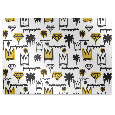 Protectie podea scaun Coroane și diamante