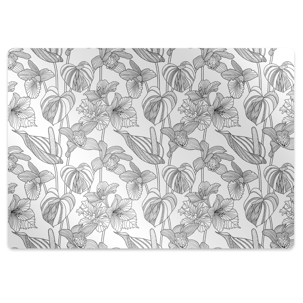 Protectie podea scaun Contururile florilor