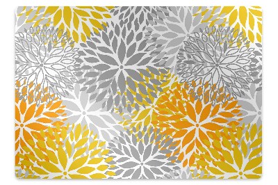 Protectie podea birou Flori mari frumoase