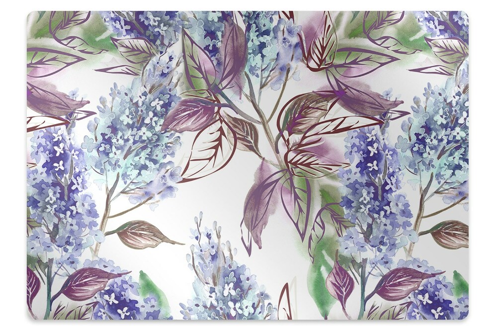 Covoras pentru protectie pardosea Frunze violete