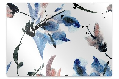 Covoras pentru protectie pardosea Acuarelă flori