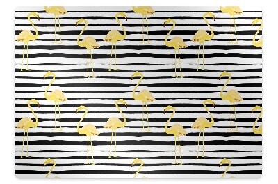 Covoras pentru protectie pardosea Păsări frumoase aurii