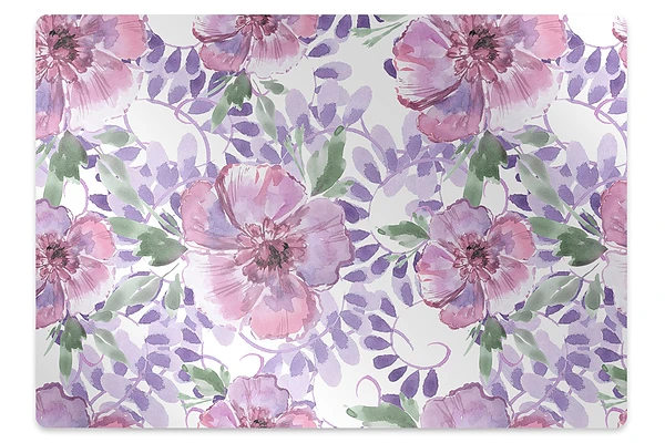 Protectie podea scaun Flori violete