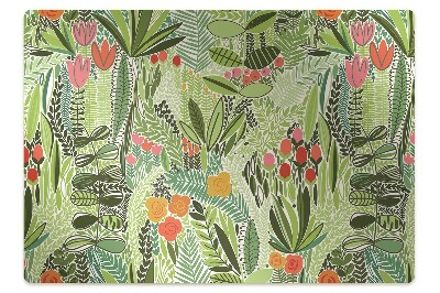 Protectie podea scaun birou O pajiște plină de flori