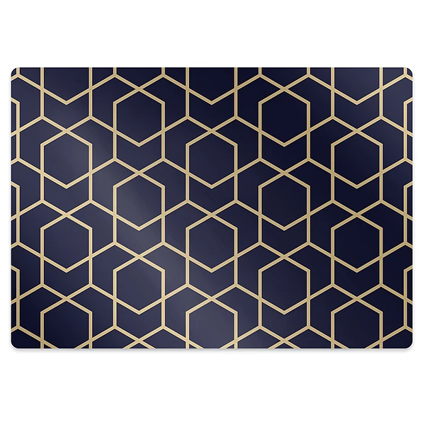 Covoras pentru protectie pardosea Model auriu elegant