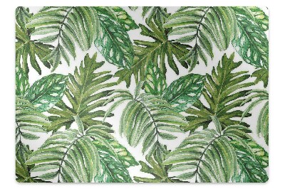 Protectie podea scaun birou Frunzele junglei