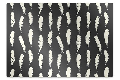 Protectie podea scaun Pene albe de pasăre