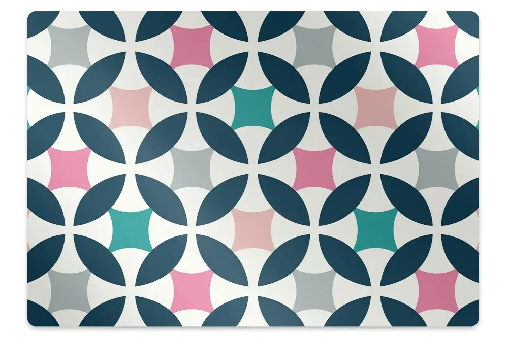 Protectie podea scaun Motiv retro pastel