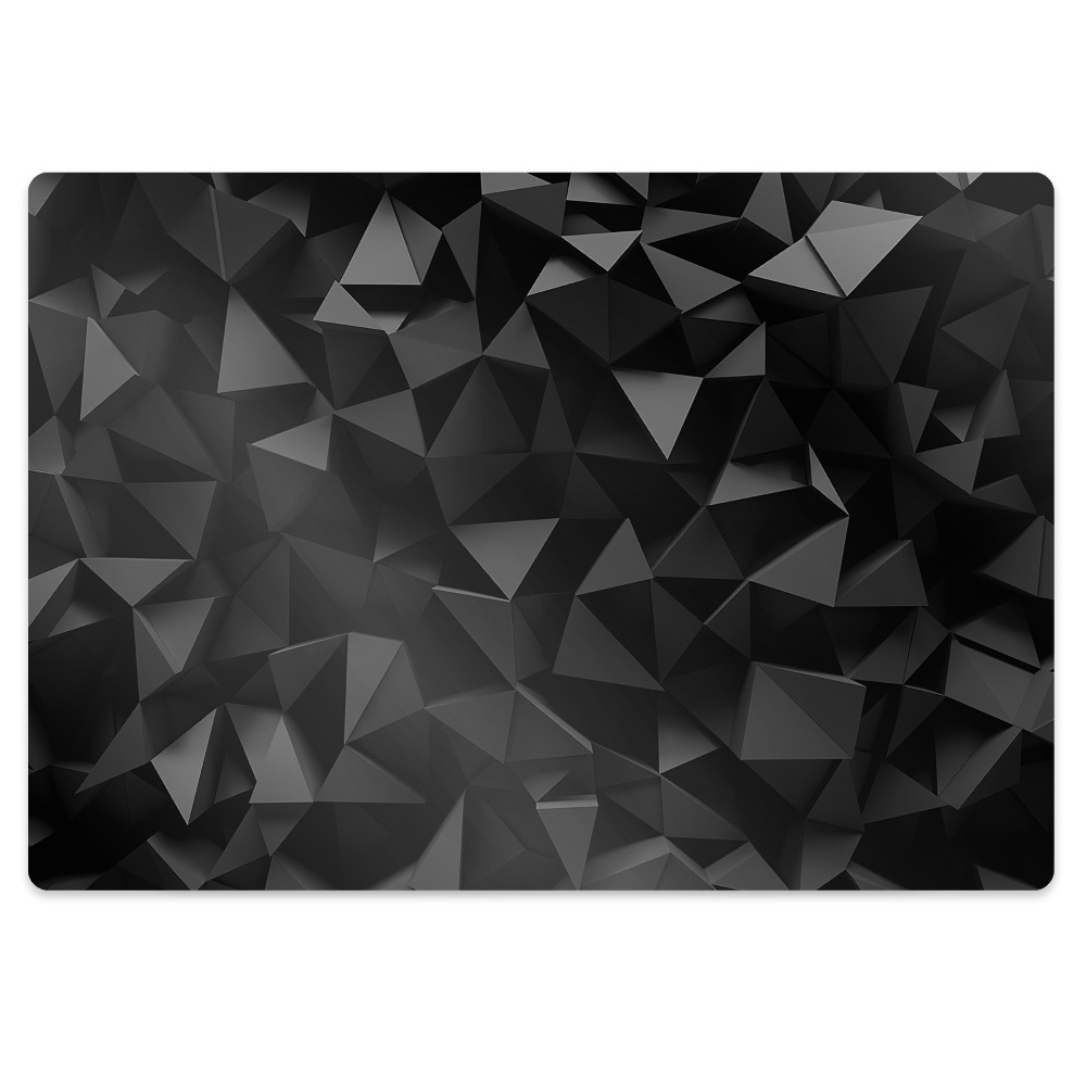 Covoras pentru protectie podea Fantezie neagră