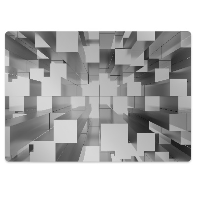 Covoras pentru protectie podea Mozaic gri