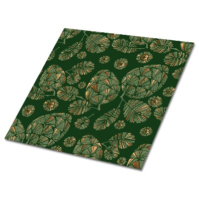 Plăci din pvc autoadezive Frunze și conuri de pădure