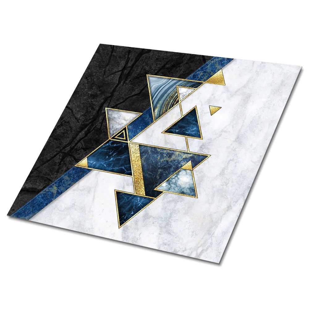 Plăci de vinil Marmură împărțită în triunghiuri