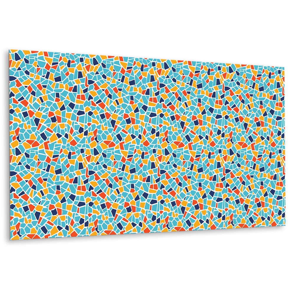 Panou de perete bucatarie cu mozaic în diferite culori