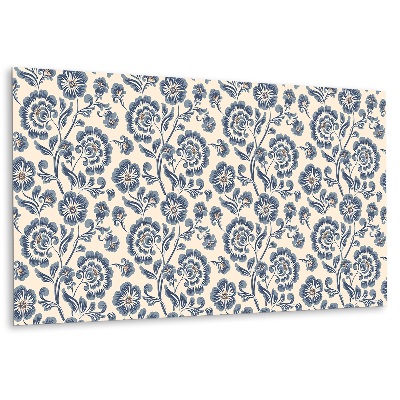 Panou perete cu un model floral tradițional