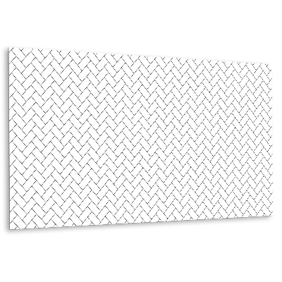 Panou decorativ pvc cu un motiv alb în oase