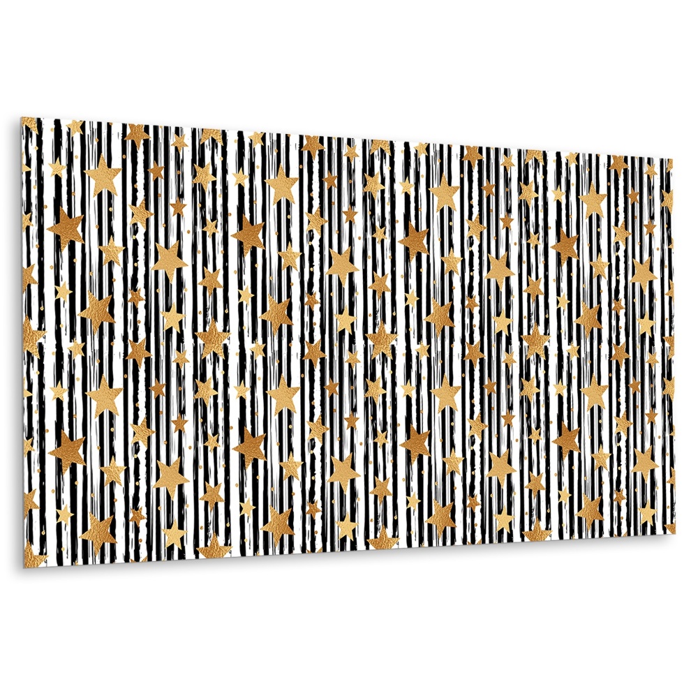 Panou decorativ perete Motiv linie și stele