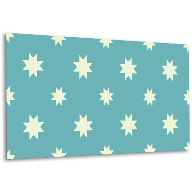 Panou decorativ bucatarie cu o stea cu șapte colțuri