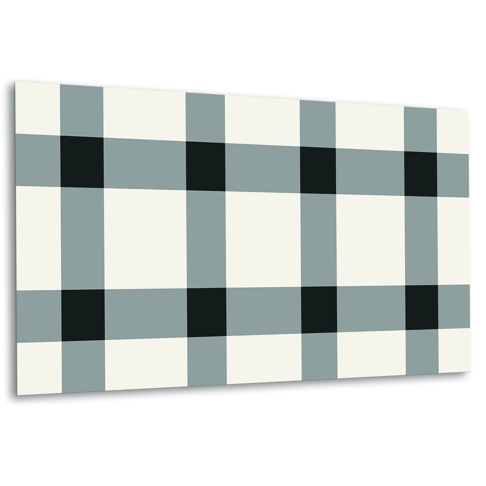 Panou decorativ bucatarie Tema cu pătrate și stele