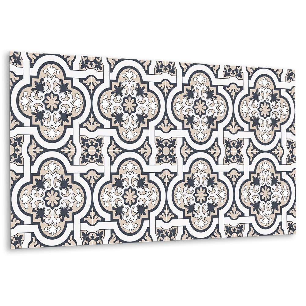 Panou decorativ într-un ornament de frunze