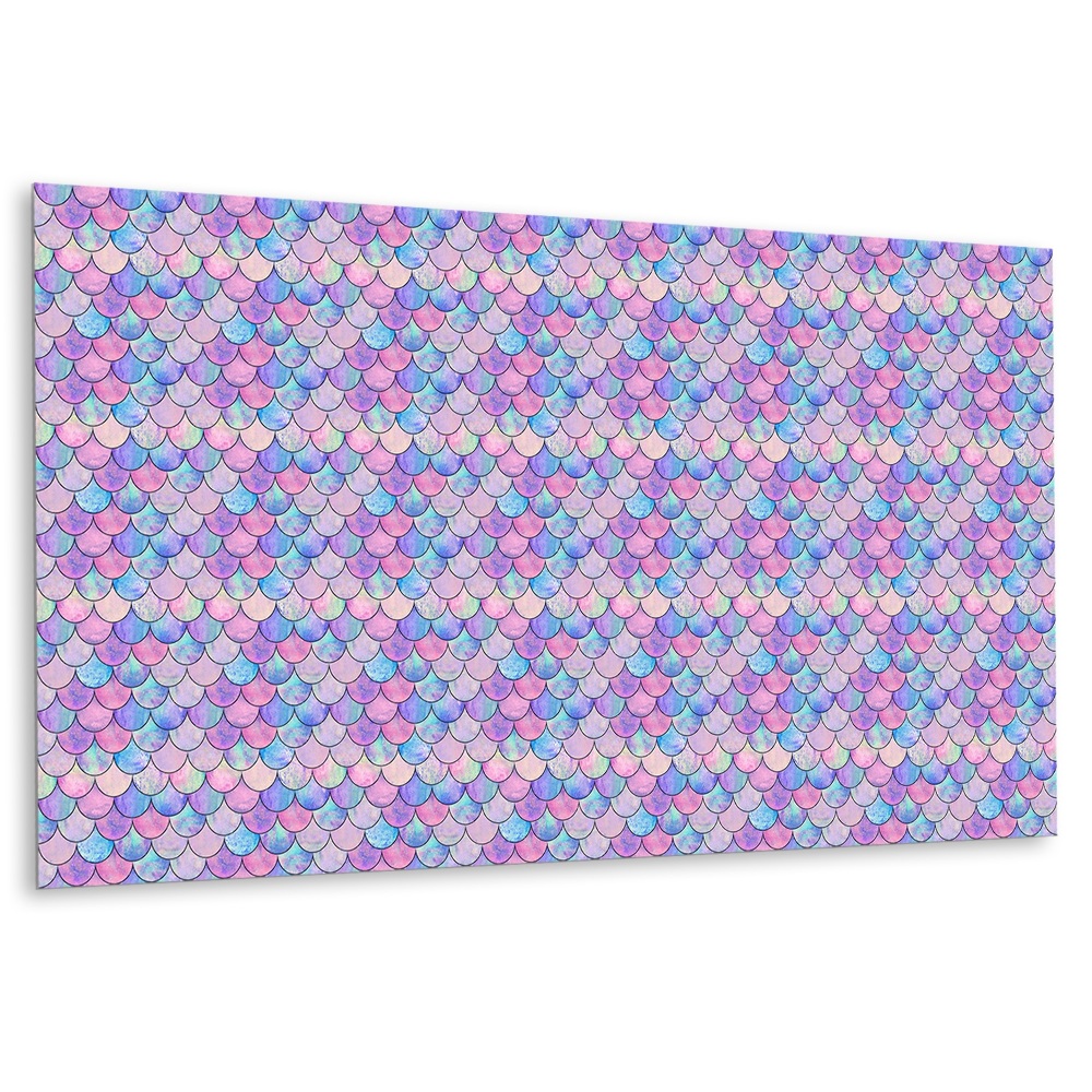 Panou de perete bucatarie Solzi de pește colorați