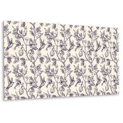 Panou decorativ perete Tema păsărilor pe copac