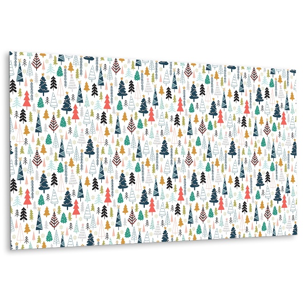 Panou decorativ bucatarie cu motiv de pădure