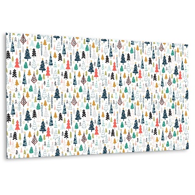 Panou decorativ bucatarie cu motiv de pădure