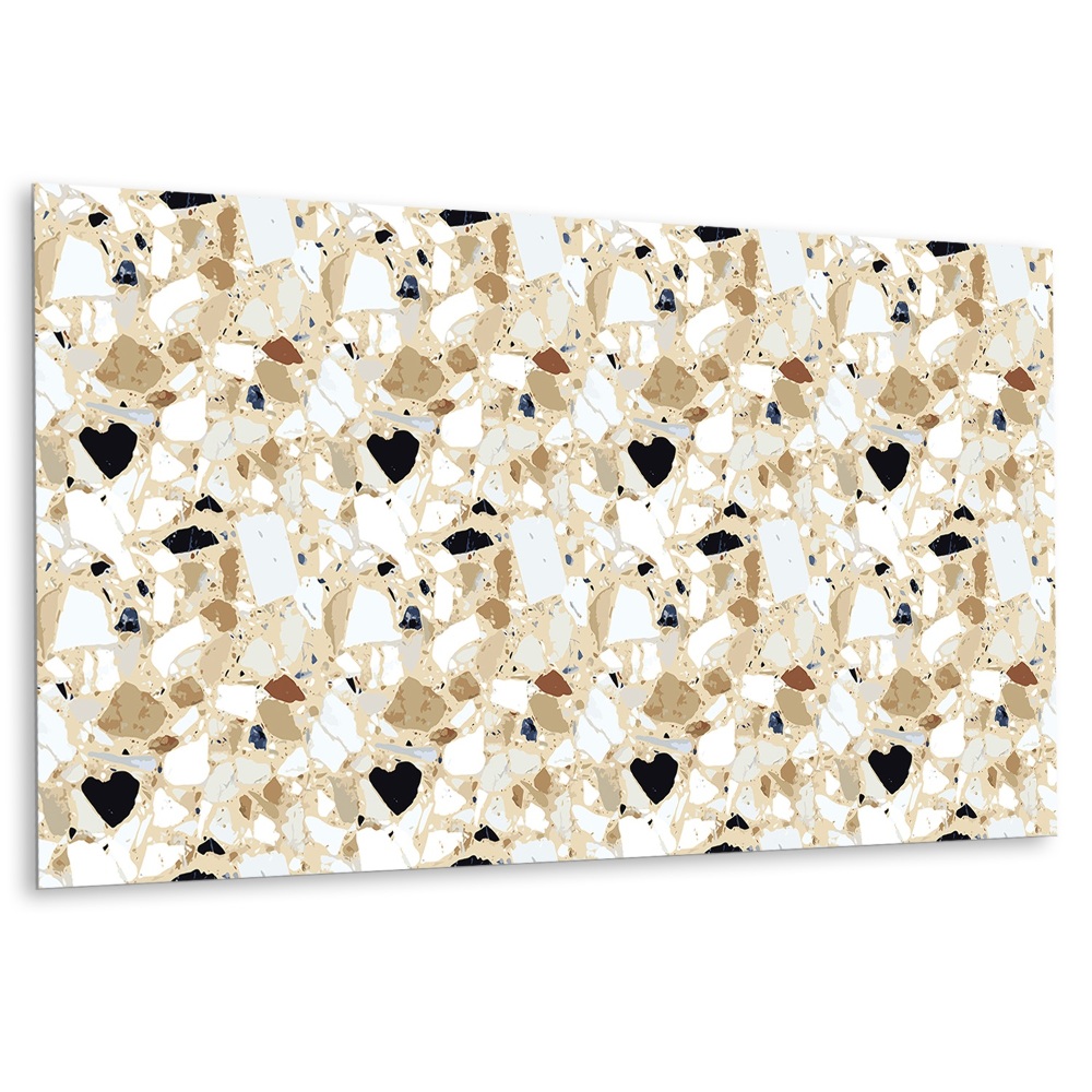 Panou de perete cu un motiv terrazzo