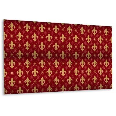 Panou de perete bucatarie Crini în stil regal