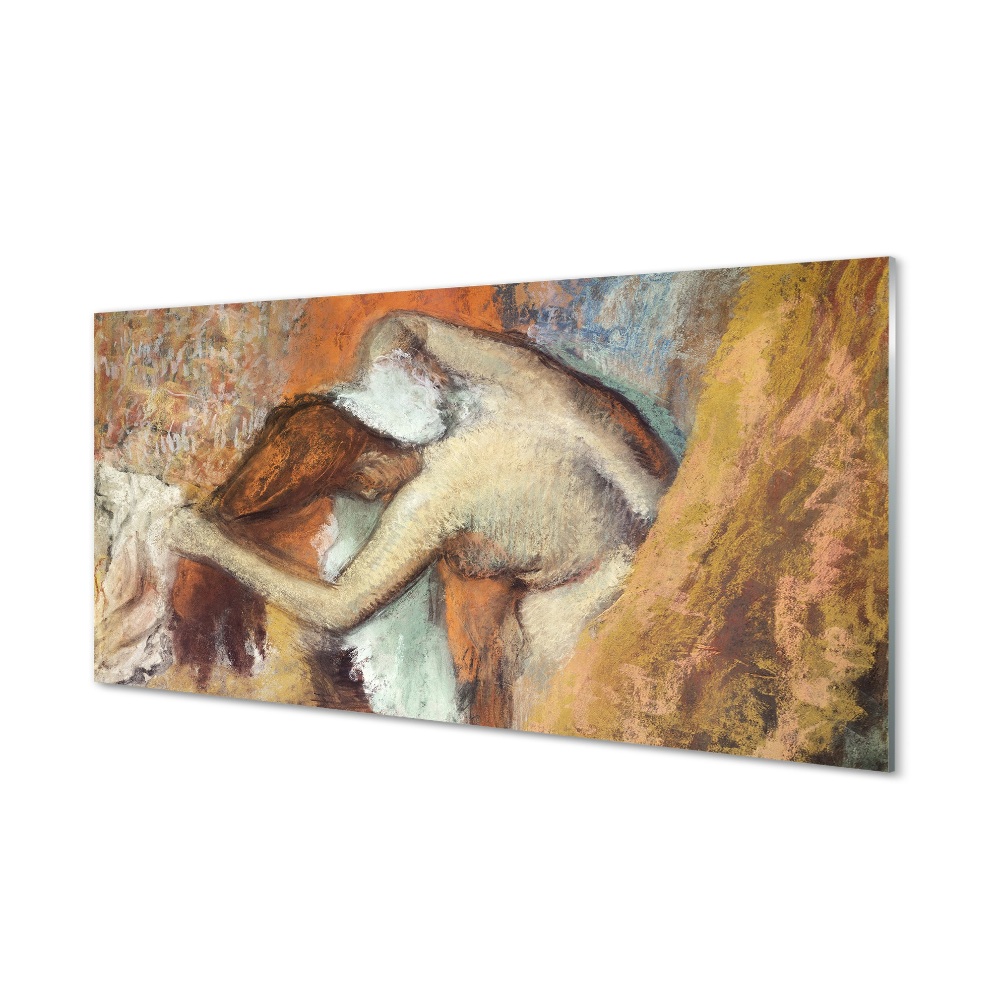 Tablou sticlă Edgar Degas - Femeie La Toaleta Ei