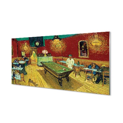 Tablou de sticlă Vincent Van Gogh - Cafenea De Noapte