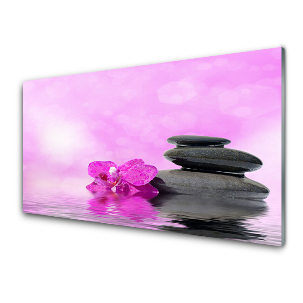 Transparenţă Fundal Cu Pietre De Orhidee Roz