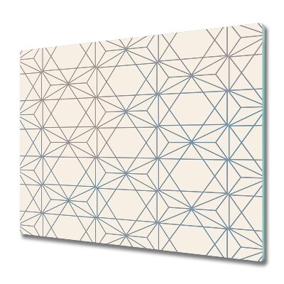 Tocător din sticlă Modele geometrice