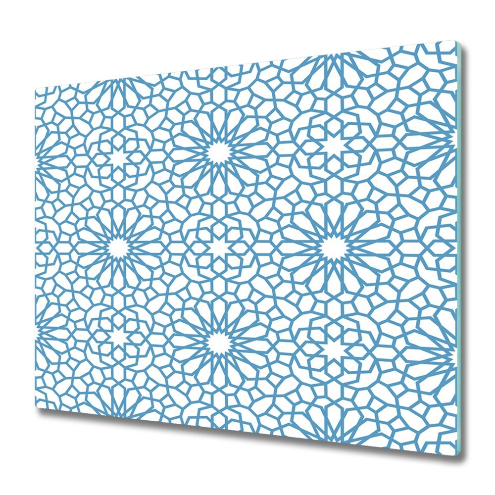 Tocător sticlă Model albastru