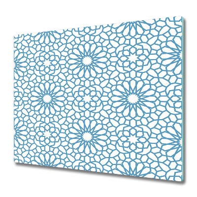 Tocător sticlă Model albastru