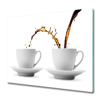 Tocător sticlă Turnând cafea