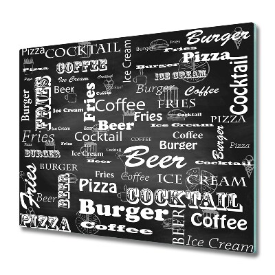 Tocător din sticlă Legende de meniu