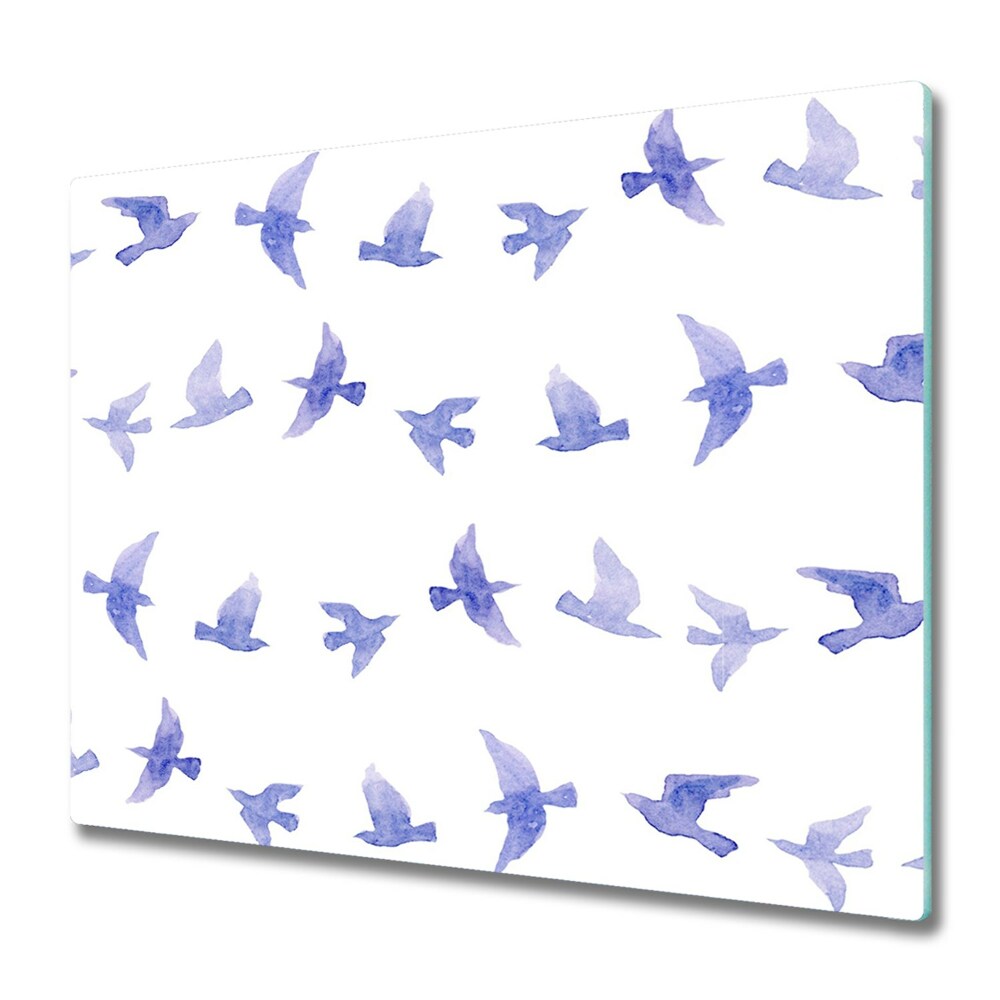 Tocător de bucătărie Lebede în acuarelă