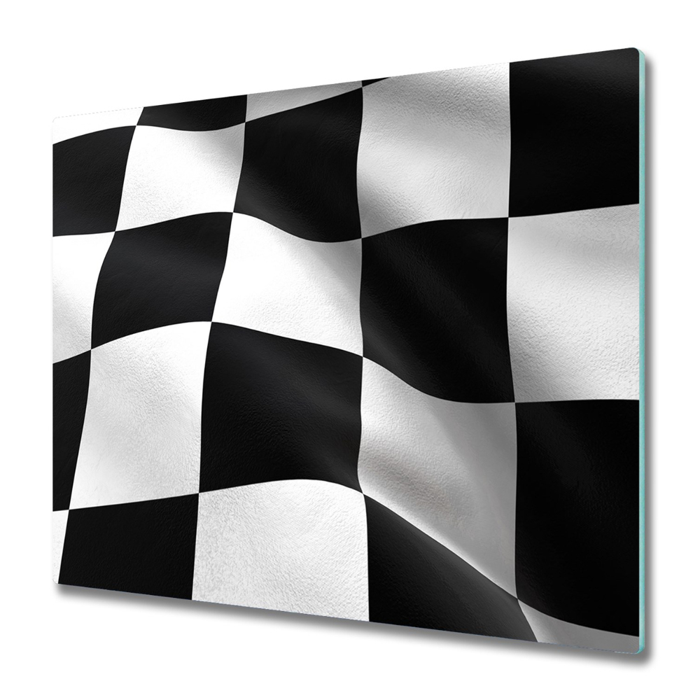 Tocător sticlă Steag în carouri