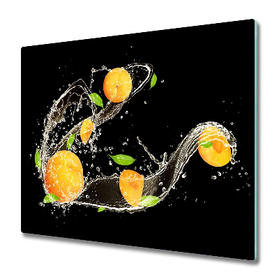 Tocător de bucătărie Caisă în apă