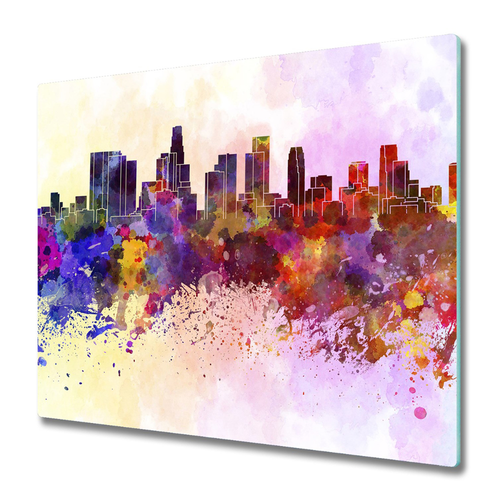 Tocător din sticlă Curcubeu Los Angeles