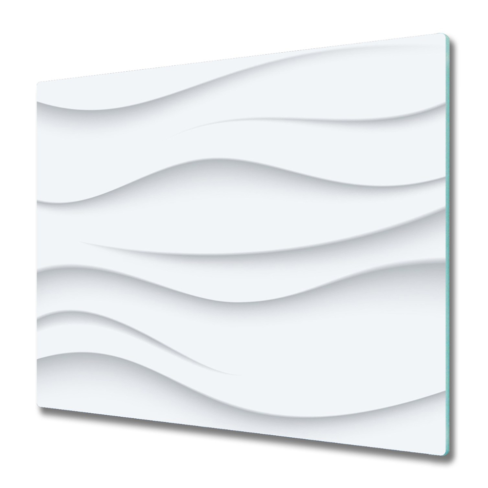 Tocător sticlă Valuri albe