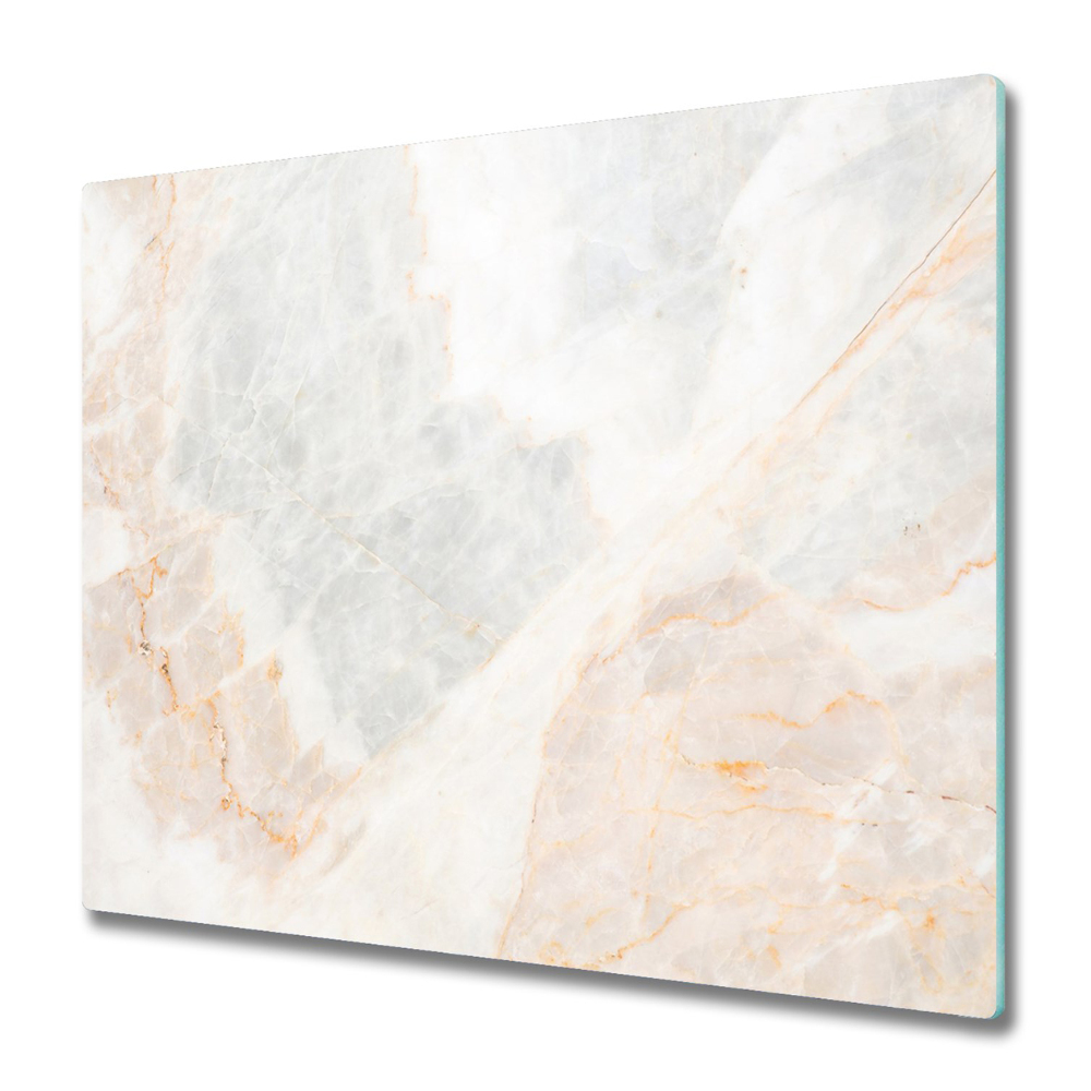 Tocător sticlă Marmură bej