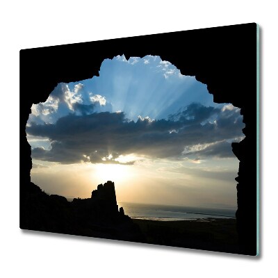 Tocător din sticlă Vedere de pe cer