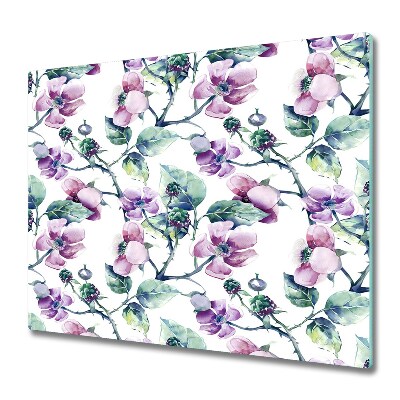 Tocător de bucătărie Model de flori de mure