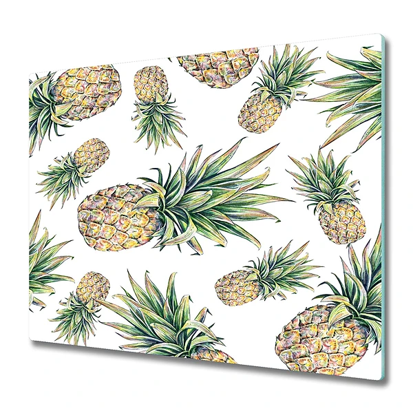 Tocător sticlă Model în ananas