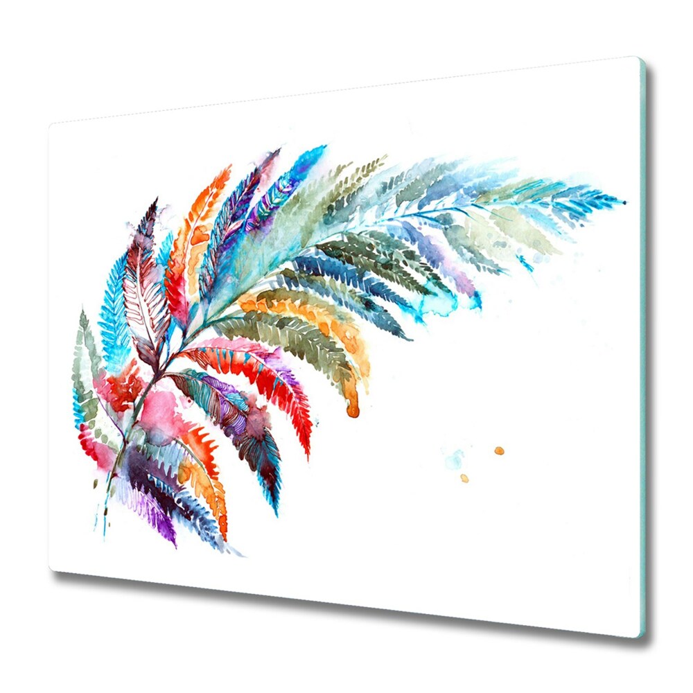 Tocător de bucătărie Desen de o pană colorată