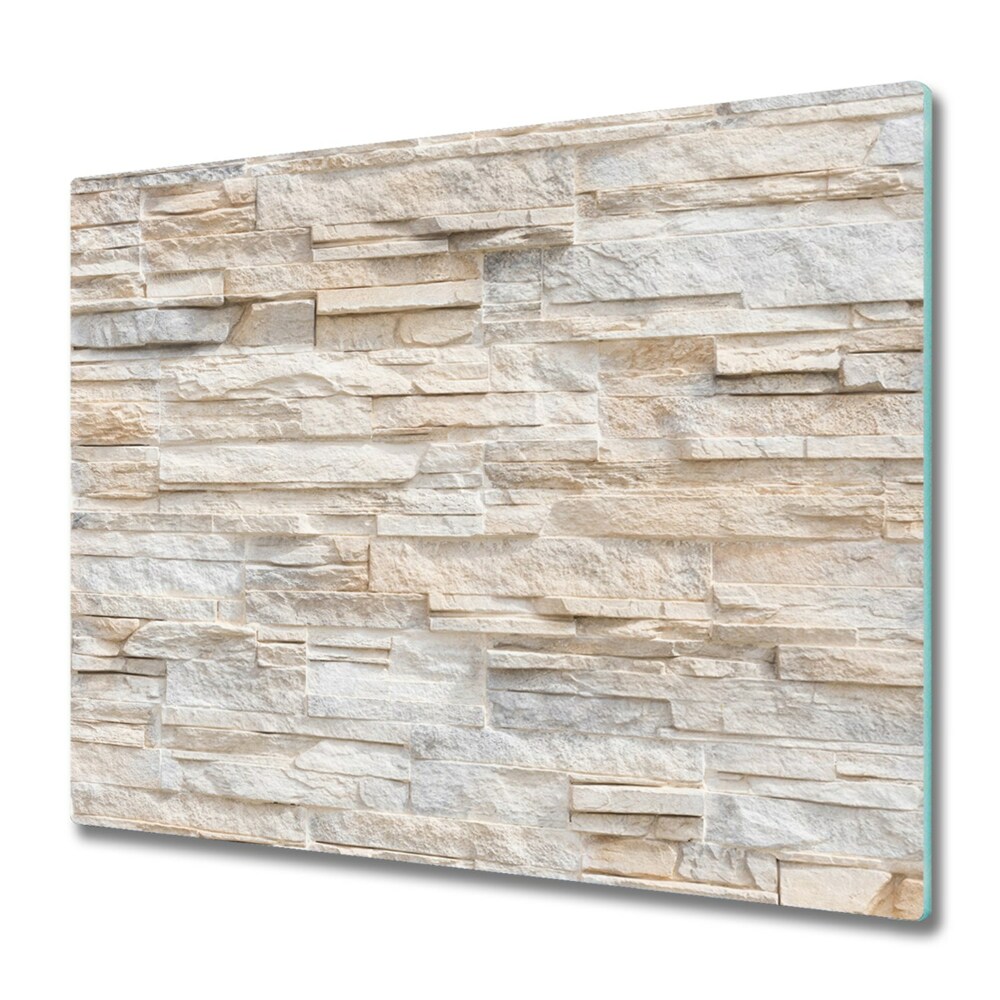 Tocător sticlă Perete de țiglă de piatră