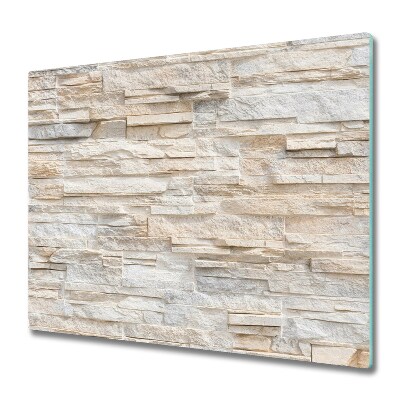 Tocător sticlă Perete de țiglă de piatră